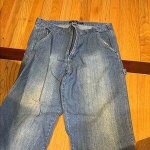 Relaxed Fit Blue Jeans for Men